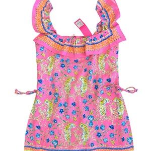 NWT lilly pulitzer pink romper *discontinued